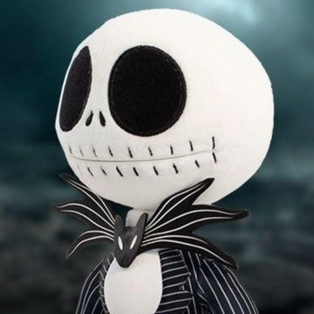 QMx Disney Nightmare Before Christmas Jack Skellington Zippermouth 9” Plush